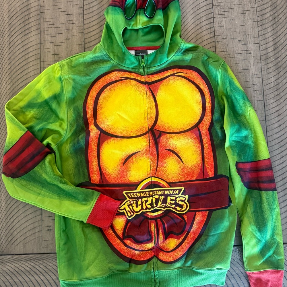 Raphael Teenage Mutant Ninja Turtle Hoodie Costume